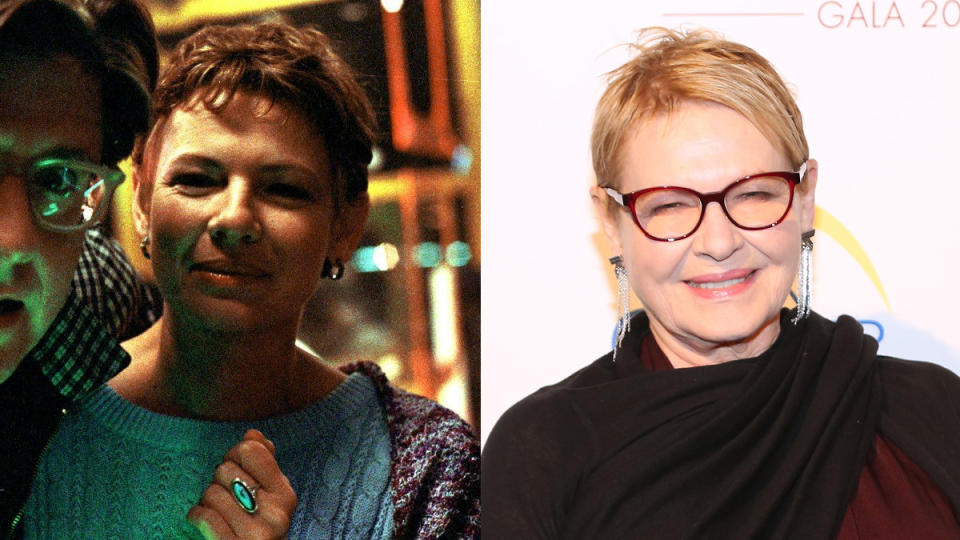 Dianne Wiest in 1987 and 2019. (Credit: Warner Bros/Sylvain Gaboury/Patrick McMullan via Getty Images)