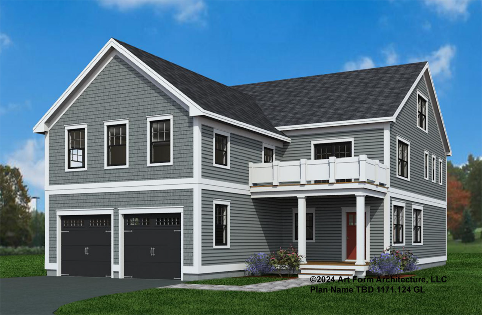 One of the potential single-family home designs proposed for 366 Broad St. in Portsmouth.