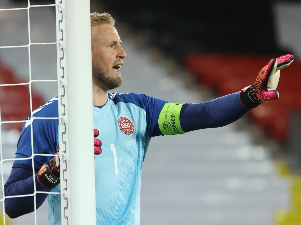 Leicester City and Denmark goalkeeper Kasper Schmeichel (Getty Images)