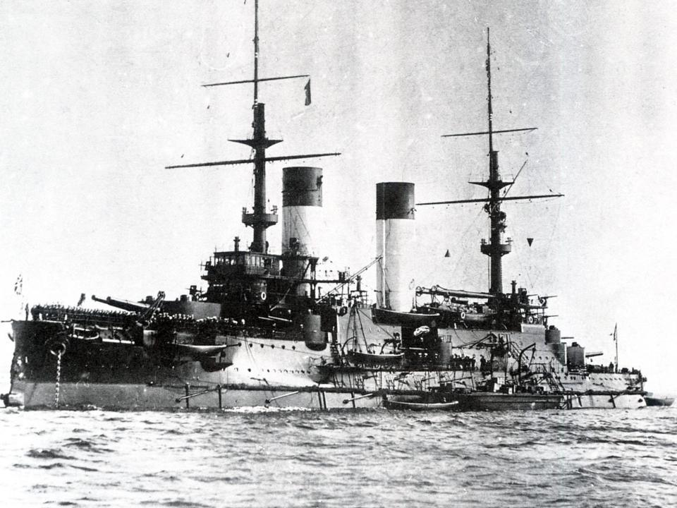 Russia navy battleship Knyaz Suvorov