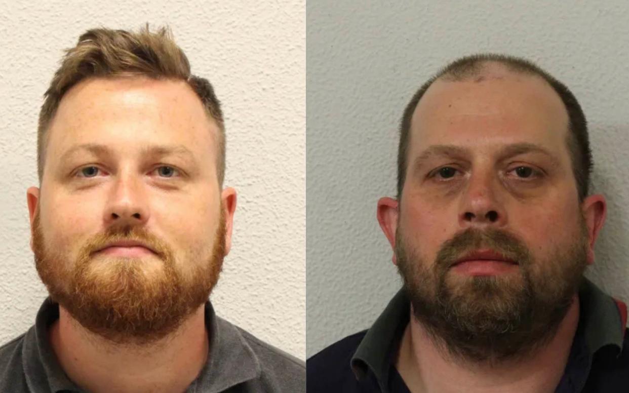 Louis Ahearne, 35, and his brother Stewart, 45