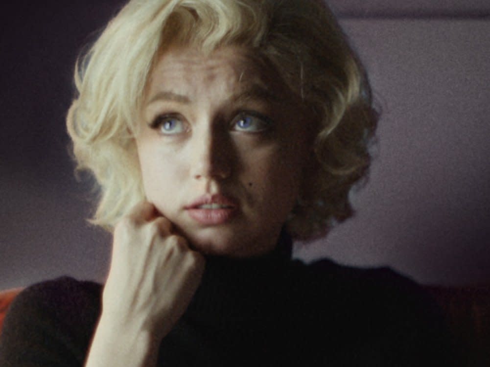 Ana de Armas als Norma Jeane Baker, besser bekannt als Marilyn Monroe. (Bild: Netflix)