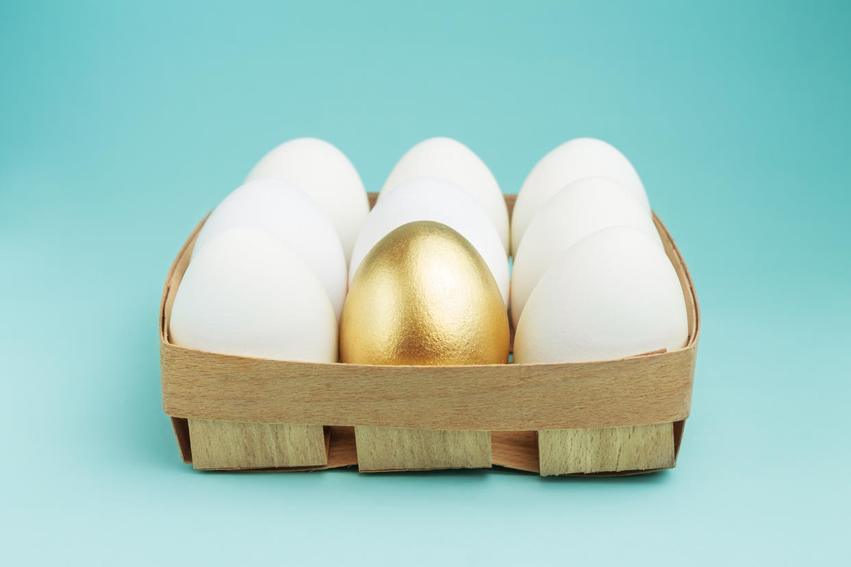 Uniqueness concept.“I actually think the Roth IRA is like the golden egg,” Sun Group Wealth Partners managing director Winnie Sun recently told Yahoo Finance Live. (Photo: Getty)