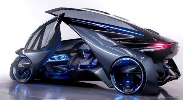 Chevy's Self-Driving Concept Car Blurs Sci-Fi and Reality