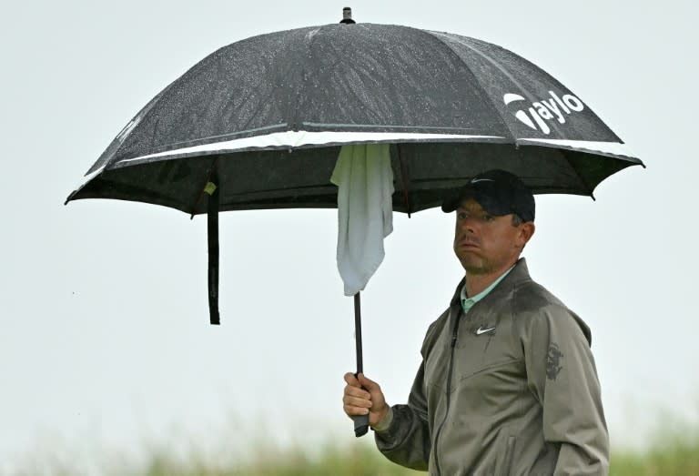 Rory McIlroy failed in his bid to win a fifth major at Hoylake (Glyn KIRK)