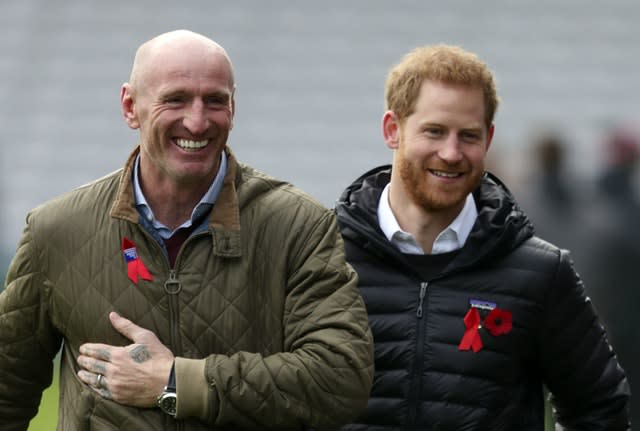 The Duke of Sussex visits Twickenham