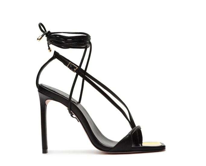 schutz, ankle wrap sandal