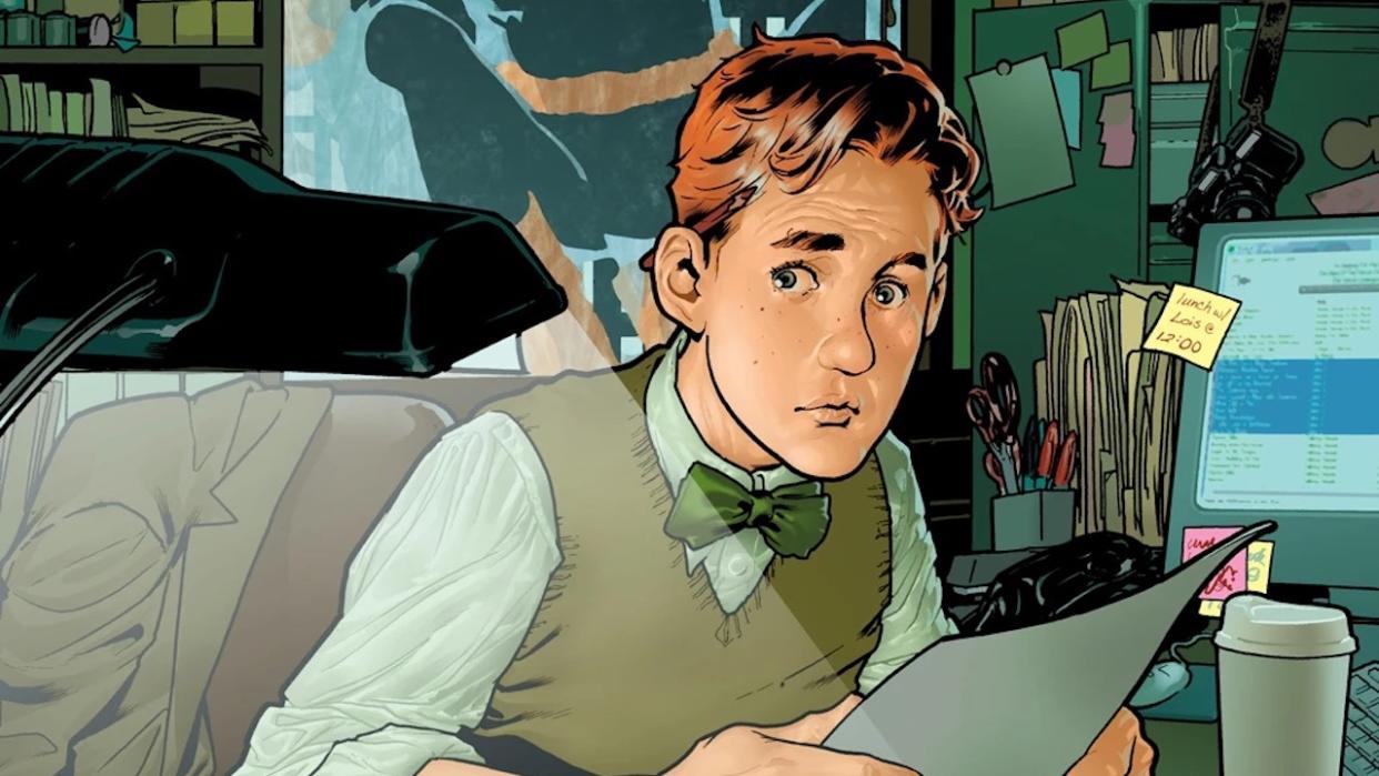  DC Comics artwork of Jimmy Olsen. 