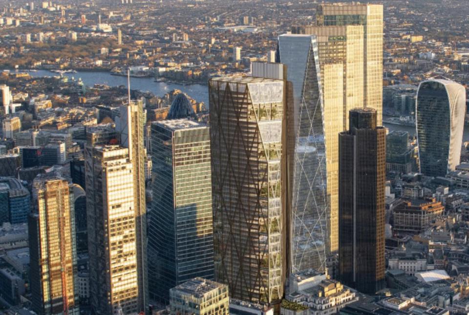 The 54-storey 99 Bishopsgate scheme, filed earlier this week by developer Brookfield Properties, represents a key development in the Square Mile’s skyscraper boom.Picture: RSHP