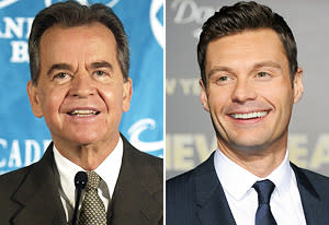 Dick Clark, Ryan Seacrest | Photo Credits: Vince Bucci/Getty Images, Jon Kopaloff/FilmMagic