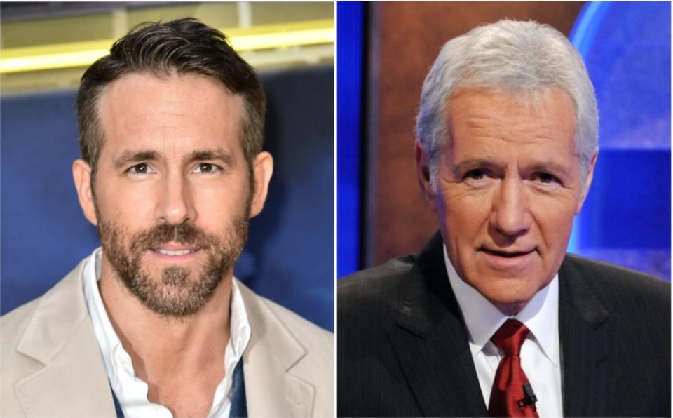 "It&rsquo;s absolutely gut-wrenching," Ryan Reynolds said of Alex Trebek's death. (Photo: Getty Images)