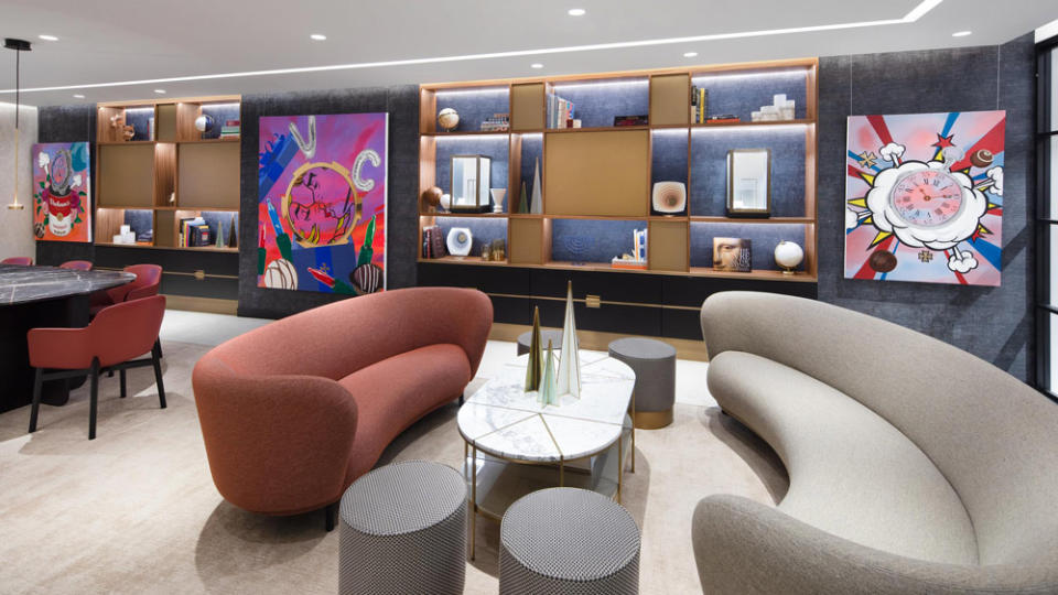 Jojo Anavim’s Artwork in Vacheron Constantin’s New York City Boutique - Credit: Vacheron Constantin