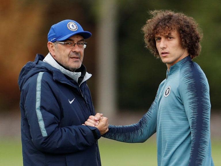 David Luiz has backed under-pressure Chelsea manager Maurizio Sarri, insisting the Italian is doing an “amazing” job.Sarri has come in for heavy criticism this season with fans unhappy at his style of play, while a spectacular downturn in results saw them fall off the title pace. They were neck-and-neck with Manchester City and Liverpool for the first couple of months but went on to suffer a 4-0 defeat by Bournemouth and a 6-0 drubbing at Manchester City.Goalkeeper Kepa Arrizabalaga’s refusal to be substituted in the Carabao Cup final penalty shoot-out defeat by City looked likely to spell the end for Sarri. However, Chelsea recovered to finish third and have the chance to end a topsy-turvy campaign with some silverware in Wednesday’s Europa League final against Arsenal.Sarri’s future remains up in the air but defender Luiz feels he should take enormous credit for his first season in charge.“I think he is doing amazing, he is doing a great season,” said the Brazilian. “We started very well, everyone was very excited saying Chelsea are going to fight for the title. Then we had some ups and downs but we finished the season, especially in the Premier League, very well and we have another opportunity to win this competition.“He is trying to teach us his philosophy of football. It is part of the job. He has to try to teach us to understand his mind, the way he looks at football, and I think he is doing great. If you think one day you already know everything that is when you are going to fall down. It doesn’t matter what job; footballer, coach, we need to try to learn and to improve every single day.“Football is about this. Big clubs have pressure and if you don’t want pressure don’t be at the big clubs.”Chelsea have already qualified for next season’s Champions League but Arsenal need to win in Baku in order to join them. Luiz insists that will not be a factor, adding: “It’s going to be a massive game, a great final against a fantastic team.“Will they be more motivated? I don’t think so. We are motivated a lot to win this trophy. It’s a big trophy, Chelsea’s a big club. We have pressure, Arsenal have pressure.”PA