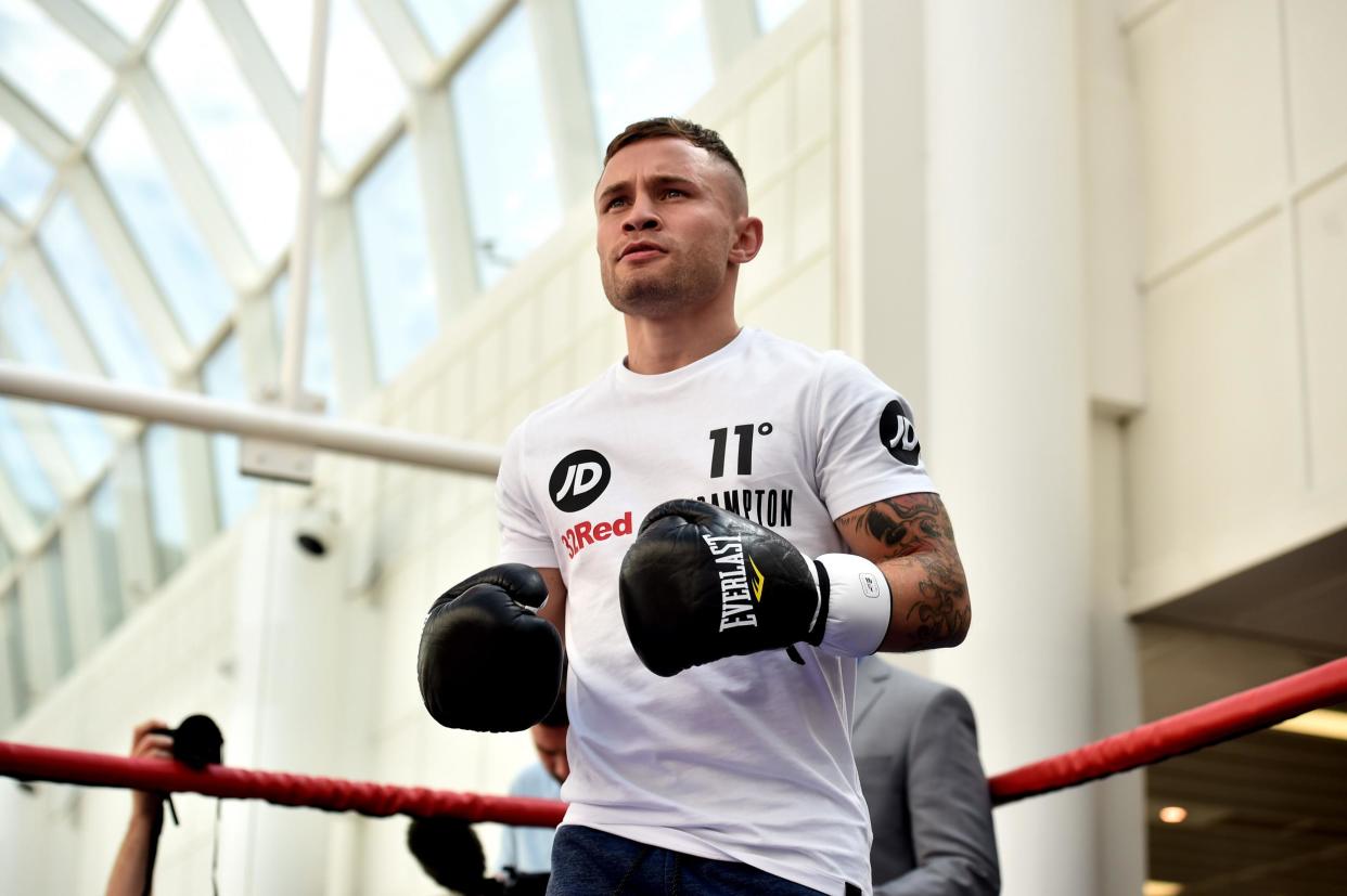 Frampton was scheduled to fight for the first time since December: Getty Images