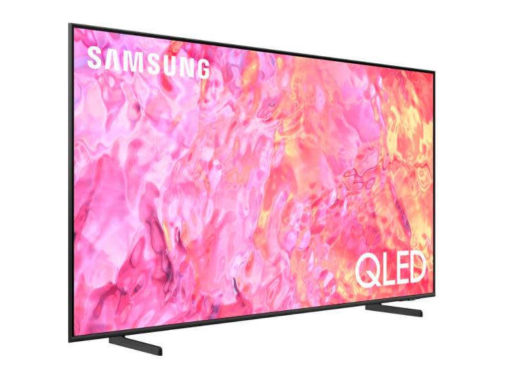The Samsung Q60C QLED 4K TV against a white background.