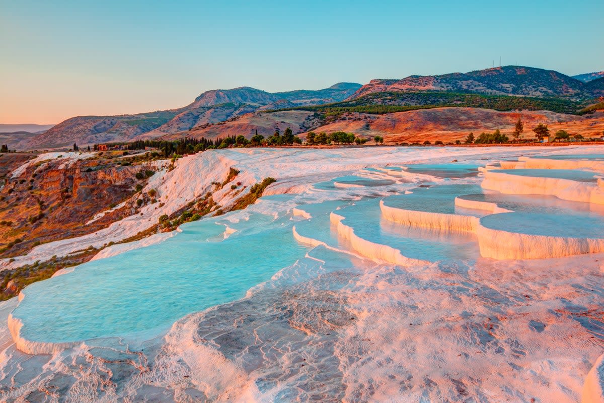 The cascading limestone pools at Pamukkale are well worth a dip (Getty Images)