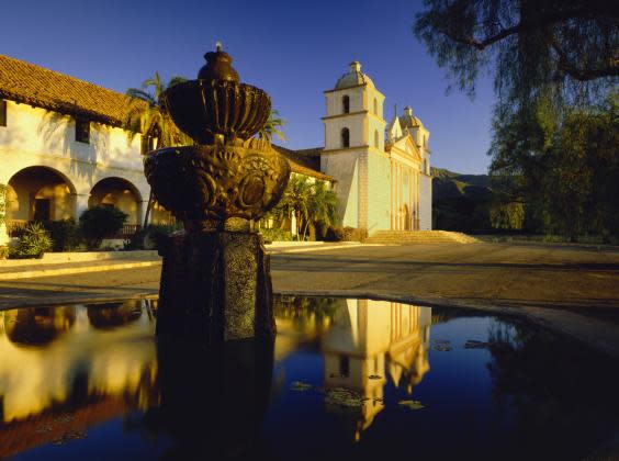 Mission Santa Barbara, founded by Spanish Franciscan nuns (Getty)