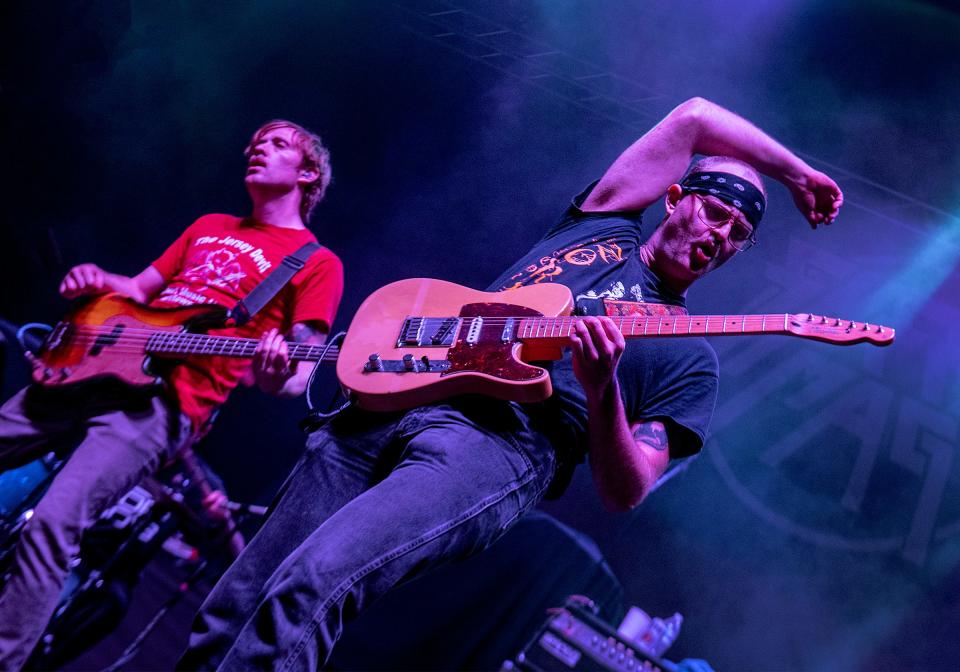 Sheer Mag's guitar attack powered the Sheer Mag sound at Stage AE.