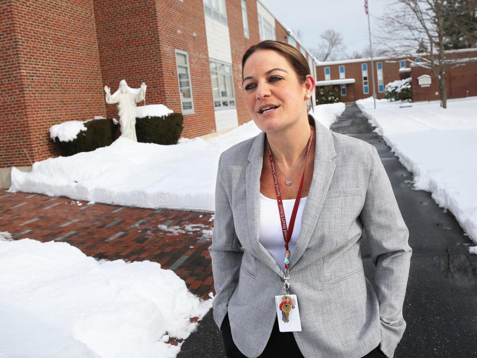Maegan Koelker, who leads the private Sacred Heart School in Hampton, explains why the school needs public money to provide non-religious benefits for Hampton students.