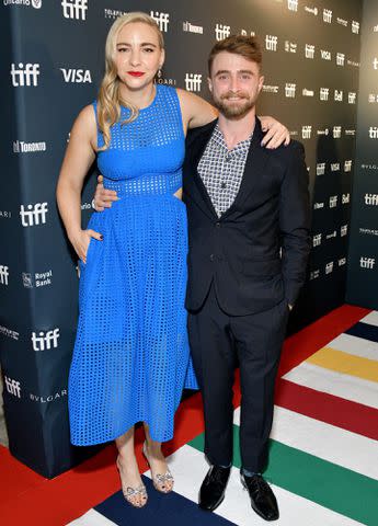 Araya Doheny/Getty Images Erin Darke and Daniel Radcliffe at the <i>Weird: The Al Yankovic Story</i> premiere during the 2022 Toronto International Film Festival