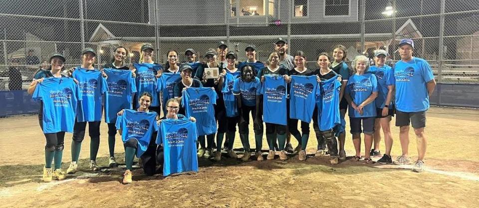The Coral Reef softball team won the Gold Bracket Championship at the Kissimmee Klassic.