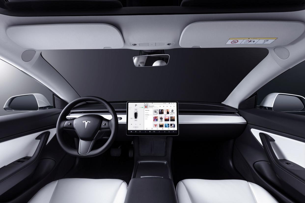 Model 3 interior