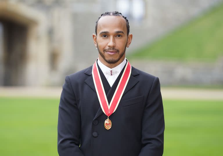 Lewis Hamilton, formalmente Caballero del Imperio Británico