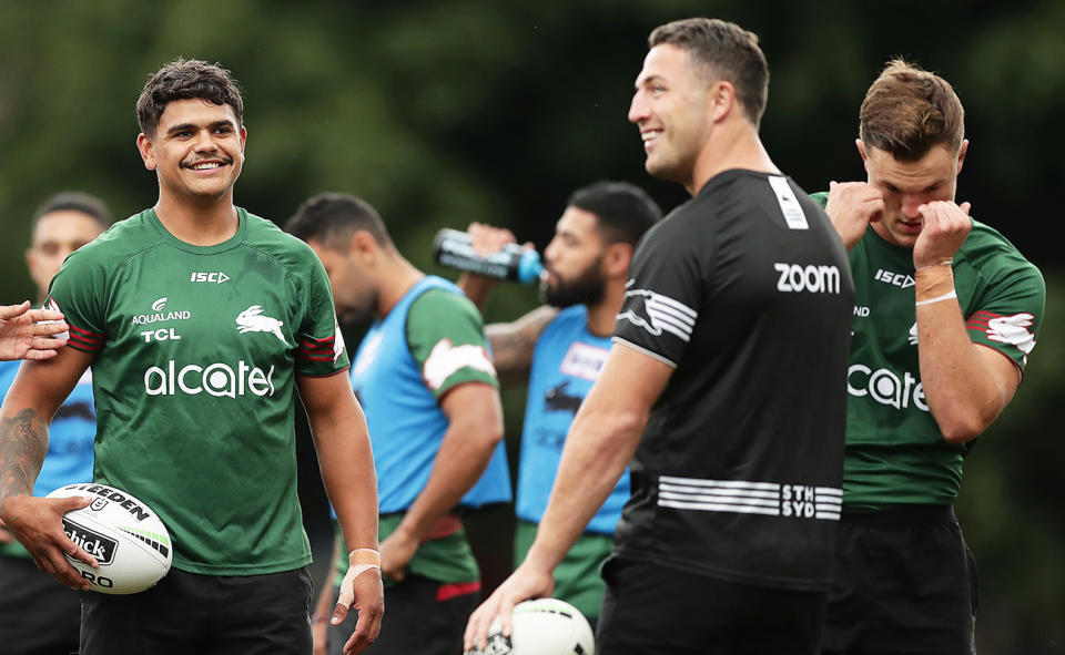 Latrell Mitchell and Sam Burgess.