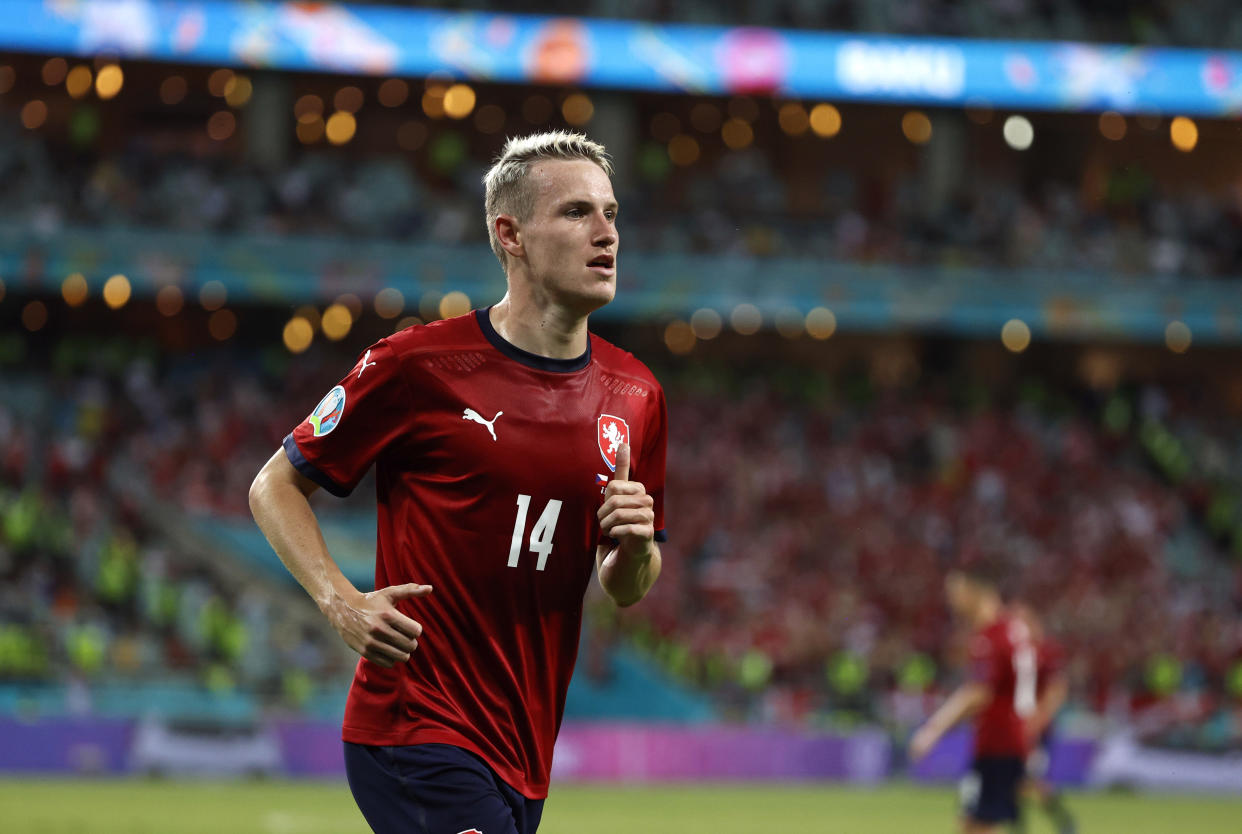 Soccer Football - Euro 2020 - Quarter Final - Czech Republic v Denmark - Baku Olympic Stadium, Baku, Azerbaijan - July 3, 2021 Czech Republic's Jakub Jankto Pool via REUTERS/Valentyn Ogirenko