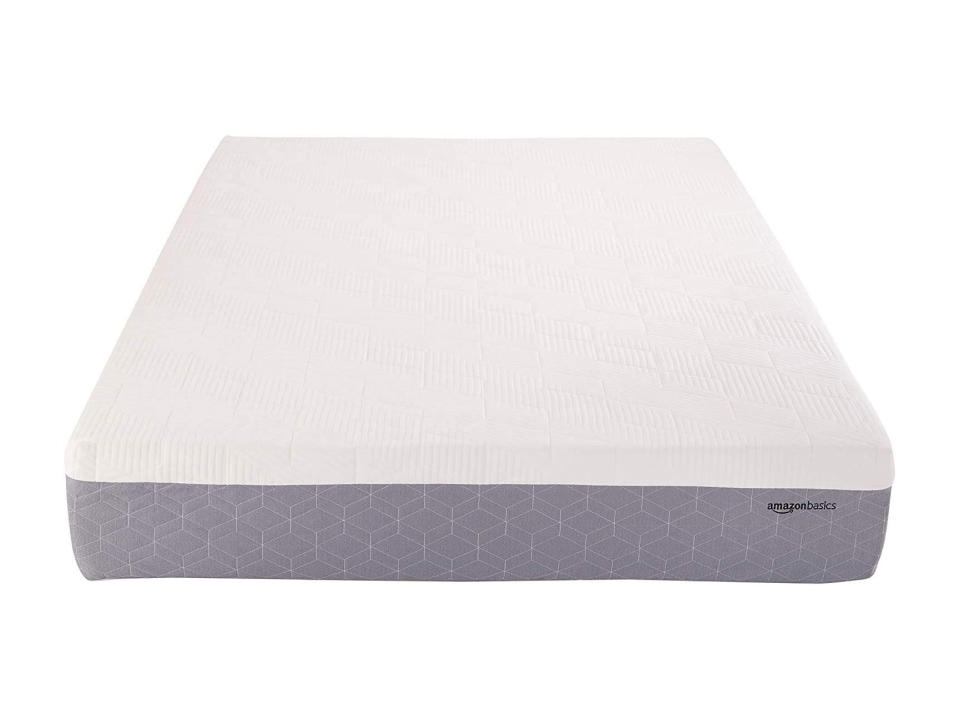 Amazon Basics Cooling Gel-Infused, Medium-Firm Memory Foam Twin Mattress