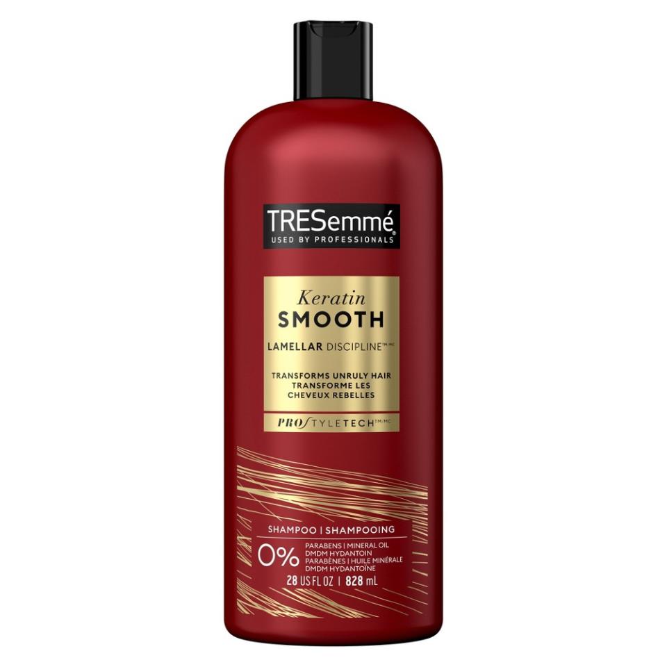 <p><a href="https://go.redirectingat.com?id=74968X1596630&url=https%3A%2F%2Fwww.target.com%2Fp%2Ftresemme-keratin-smooth-shampoo-28-fl-oz%2F-%2FA-86675621&sref=https%3A%2F%2Fwww.womenshealthmag.com%2Fbeauty%2Fg46040462%2Fbest-keratin-shampoos%2F" rel="nofollow noopener" target="_blank" data-ylk="slk:Shop Now;elm:context_link;itc:0;sec:content-canvas" class="link ">Shop Now</a></p><p>Keratin Smooth Shampoo</p><p>target.com</p><p>$5.99</p><span class="copyright">target.com</span>