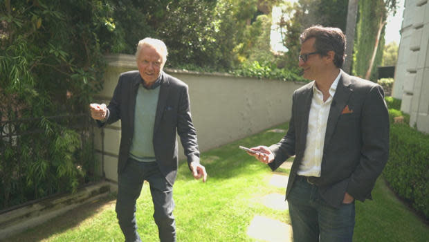 Actor Jon Voight with Turner Classic Movies host Ben Mankiewicz.  / Credit: CBS News