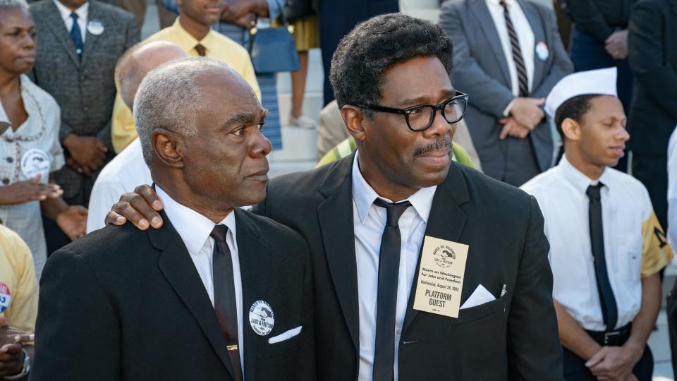 Colman Domingo and the cast of Rustin