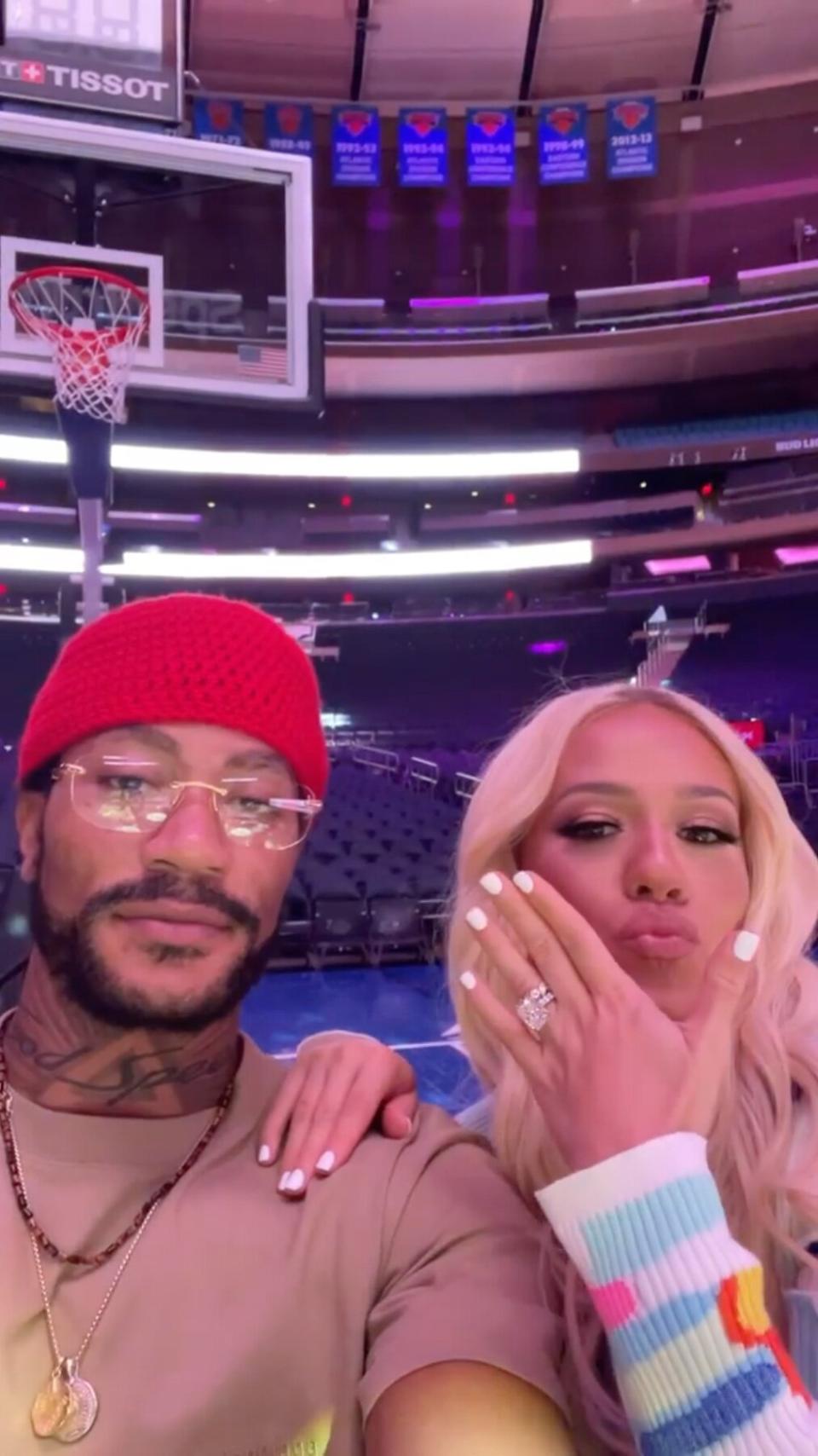 Nba Star Derrick Rose Engaged To Girlfriend Alaina Anderson — See Her