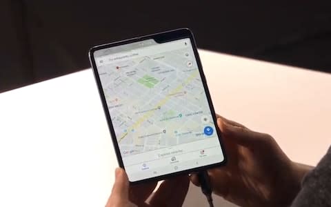 First look at the Samsung Galaxy Fold - Credit: Samsung