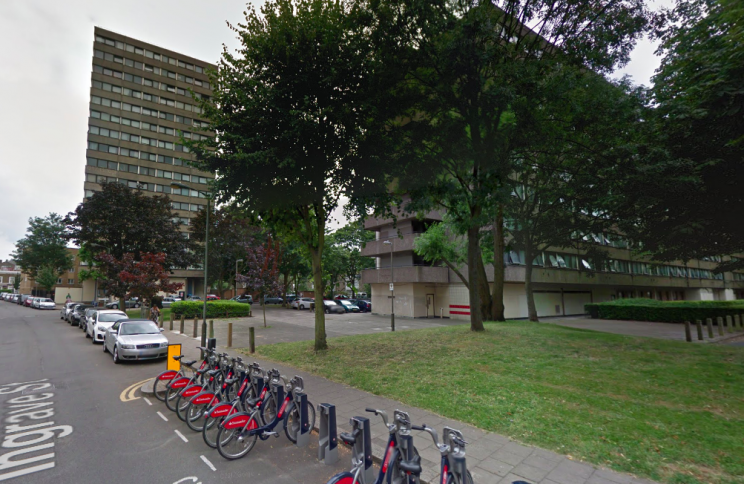 The murder took place at a housing estate on Ingrave Street in Battersea (Google)