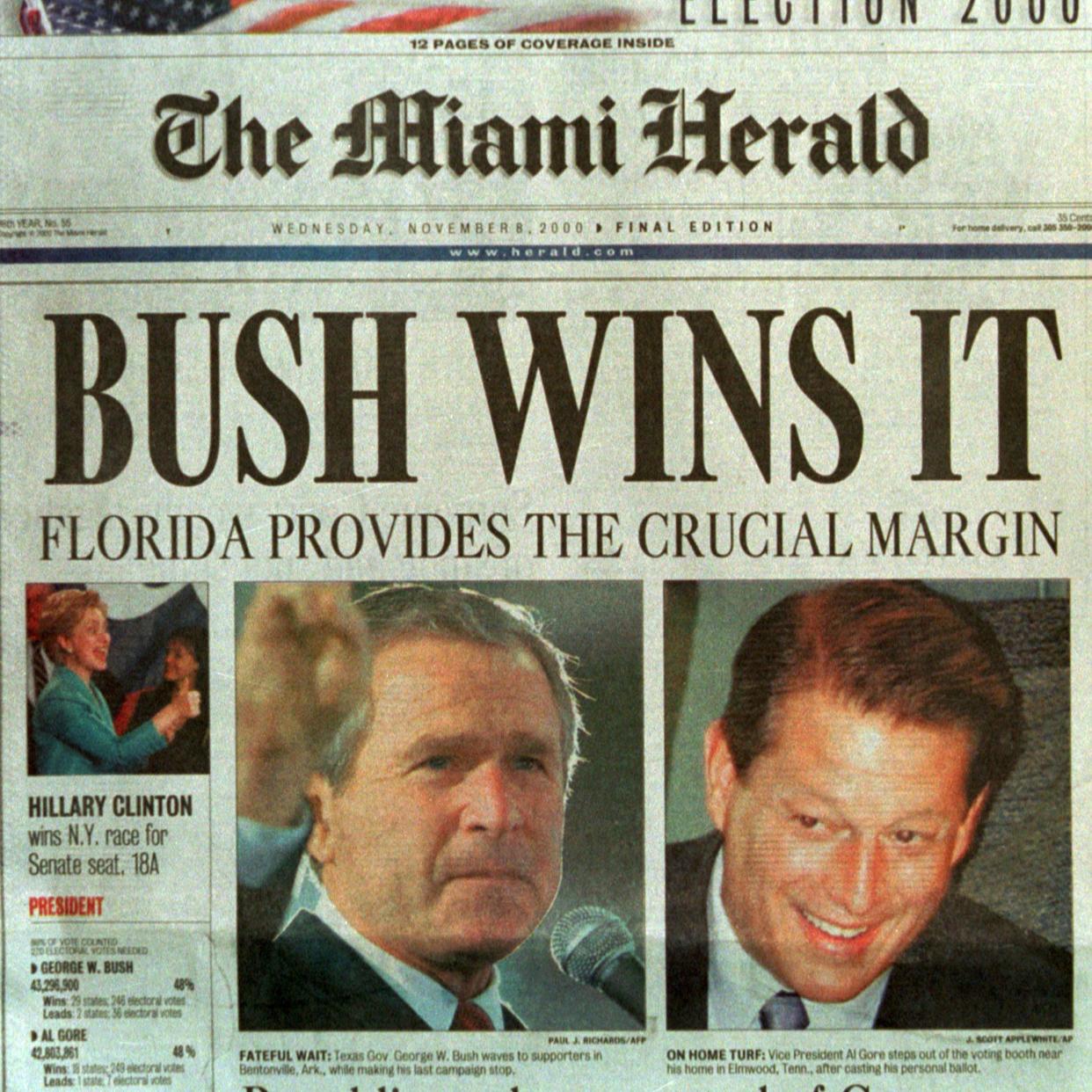 2000 Presidential Election: Bush vs. Gore