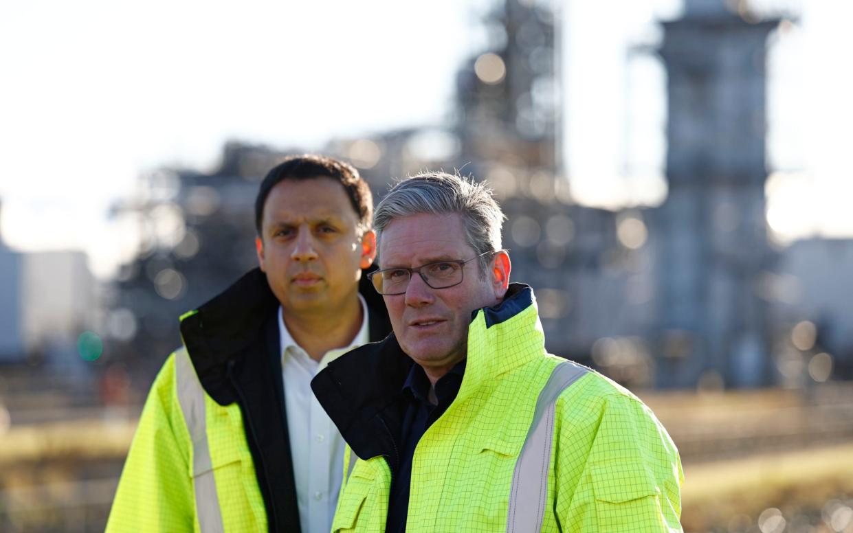 Scottish Labour leader Anas Sarwar and Labour leader