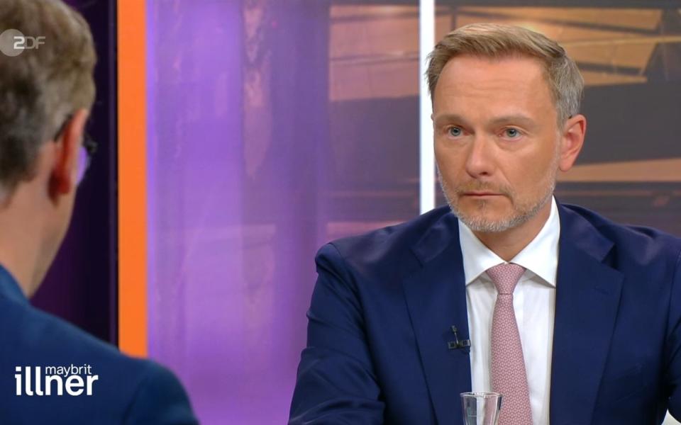 Über die Migrationspolitik antwortet Christian Lindner (rechts): "Manches mehr wäre möglich. Und insofern kann auch das Bestandteil einer intensiven Zusammenarbeit zwischen Bund und Ländern sein." (Bild: ZDF)