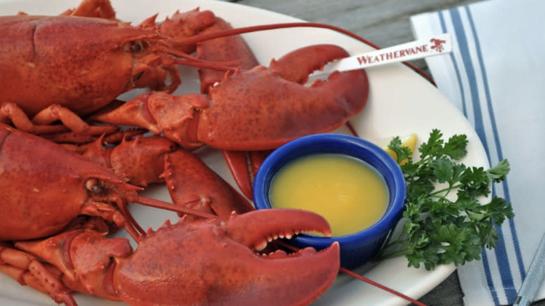 Weathervane Seafood Restaurants lobsters