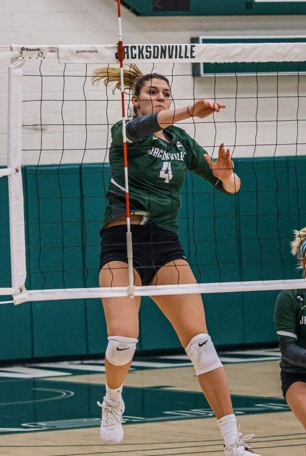 Jacksonville University senior volleyball player Isa Dostal.