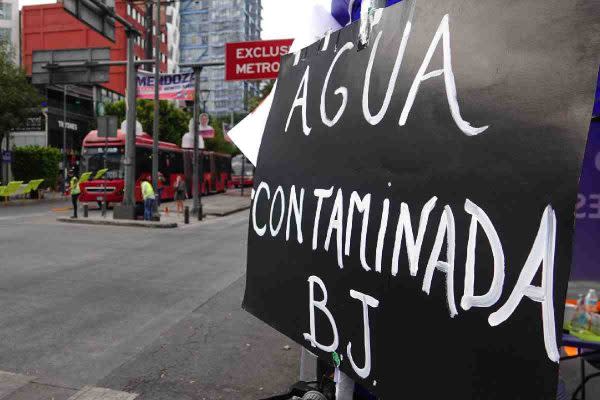 agua contaminada benito juarez