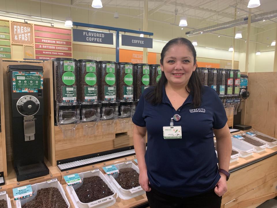 Stockton Sprouts Farmers Market store manager Angel Baptista is a Stockton native.