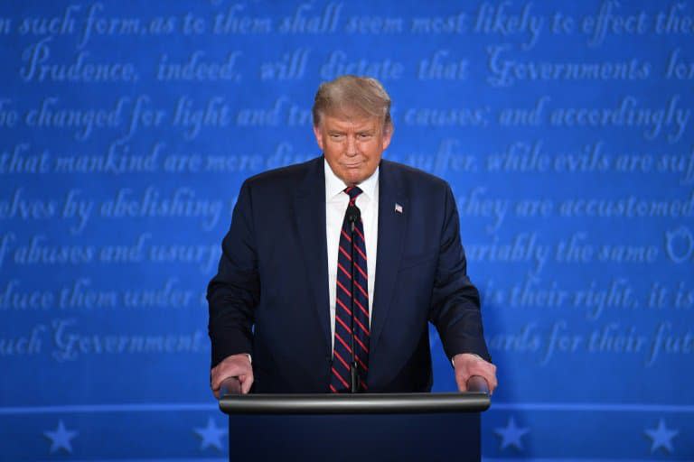 Donald Trump à Cleveland (Ohio) le 29 septembre 2020
 - SAUL LOEB © 2019 AFP