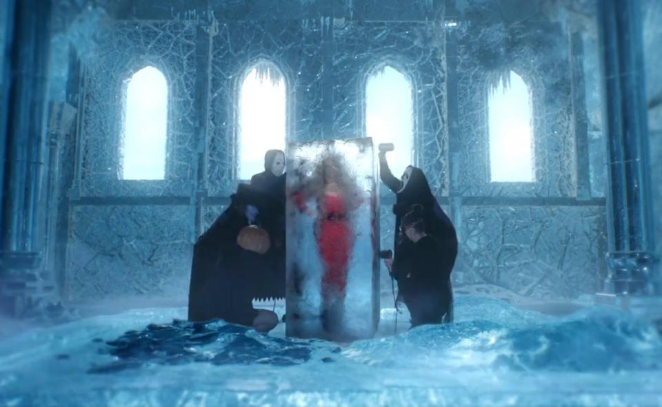 Mariah Carey ‘defrosts’ herself in hilarious Christmas video as she ...