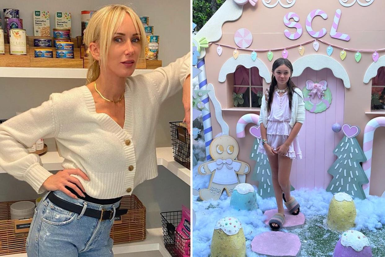 Kimberly Stewart and Benicio Del Toro's Daughter Poses