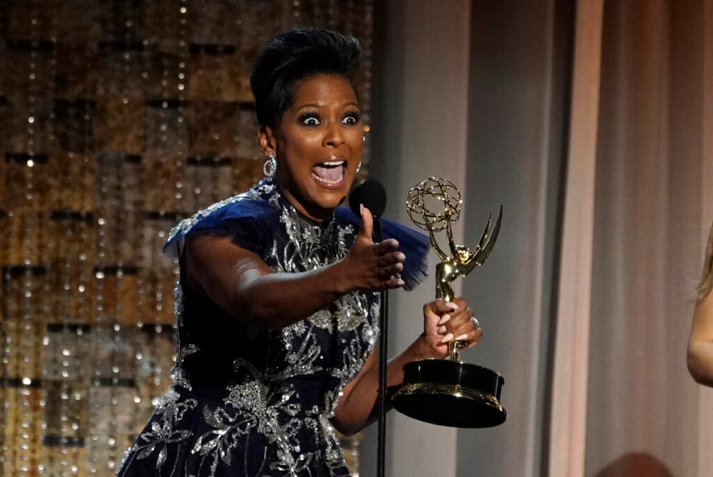 Tamron Hall at the 49th annual Daytime Emmy Awards on Friday, June 24, 2022, in Pasadena, Calif. (AP Photo/Chris Pizzello)