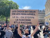 <p>"Les choix de cœur on les fera après. Le 24 : on stoppe le fascisme et le racisme"</p> 