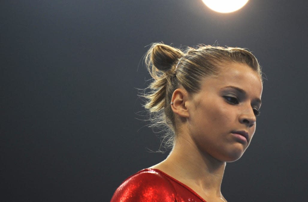 United States' Alicia Sacramone competes