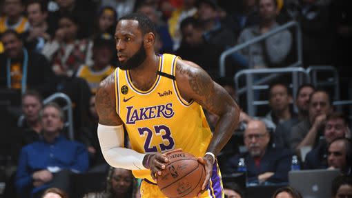 LeBron James將缺席對勇士之戰。（圖／翻攝自NBA推特）